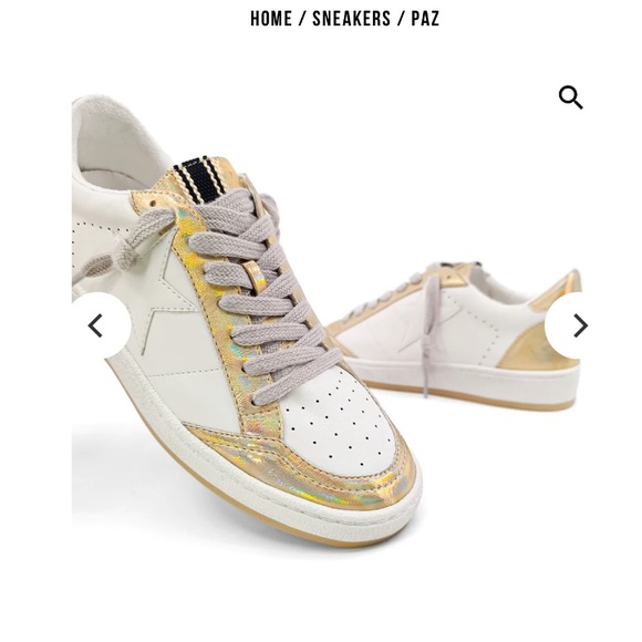 BRAND NEW Shu Shop Paz Irridescent Gold (8.5) - Picture 1 of 8